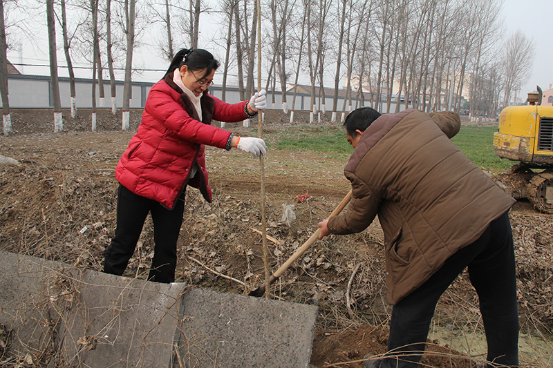 博農(nóng)集團(tuán)領(lǐng)導(dǎo)、基層黨政負(fù)責(zé)人等同志積極參加植樹活動